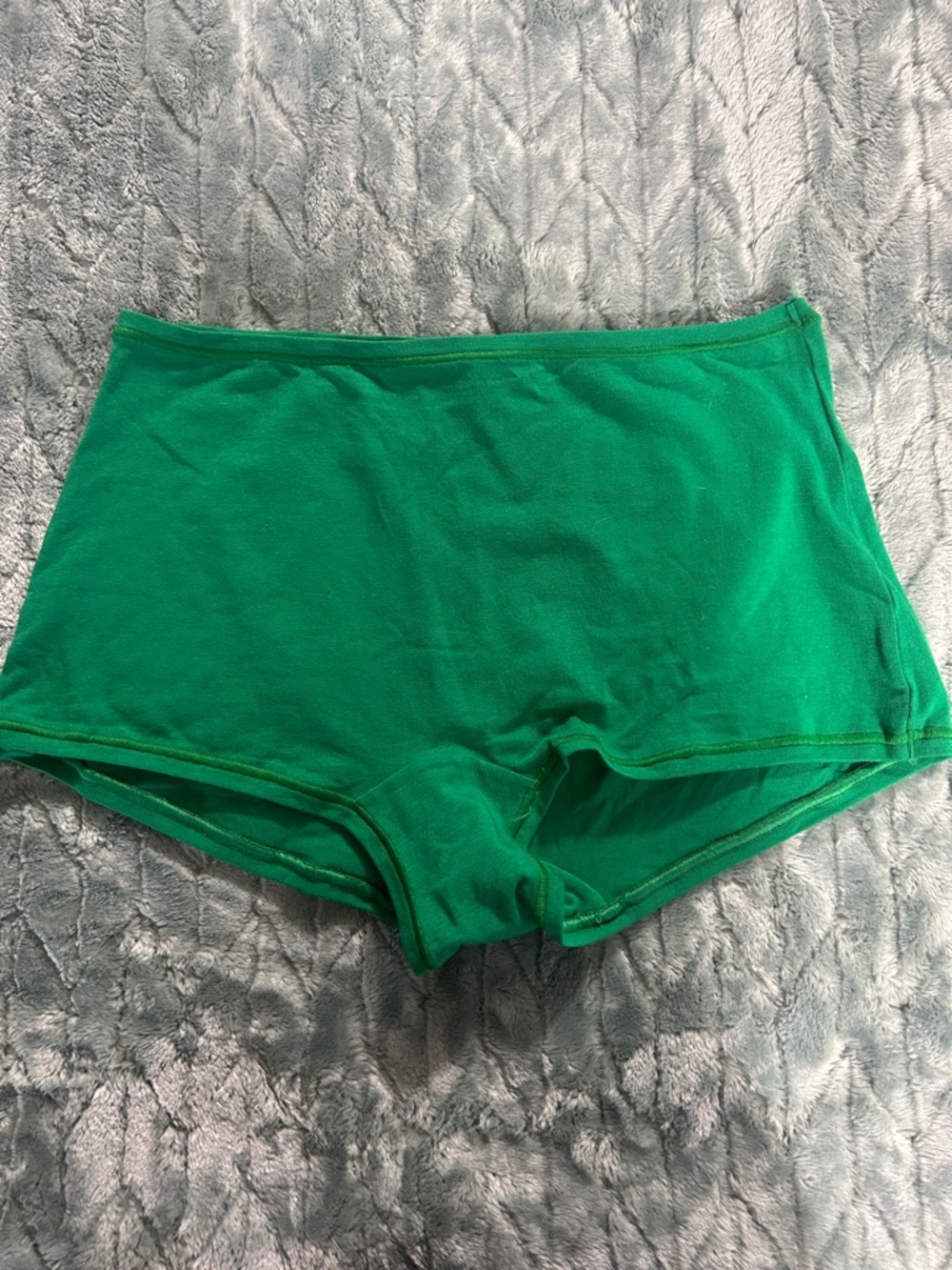 PINK Victoria's Secret Green Cotton Boyshorts